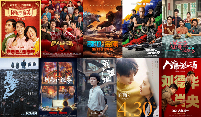 清明档,五一档等多个档期频频创造纪录之时,2021年度中国电影票房已于
